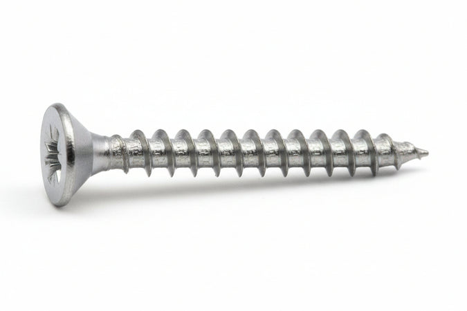 Viti Panel-Vit Testa Svasata Piana Acciaio Chromiting- - Ø Mm.5X30 - 500 Pezzi Mustad