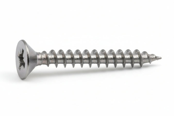 Viti Panel-Vit Testa Svasata Piana Acciaio Chromiting- - Ø Mm.5X50 - 200 Pezzi Mustad