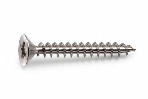 Viti Panel-Vit Testa Svasata Piana Acciaio Chromiting- - Ø Mm.5X70 - 200 Pezzi Mustad