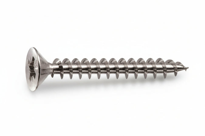 Viti Panel-Vit Testa Svasata Piana Acciaio Chromiting- - Ø Mm.5X70 - 200 Pezzi Mustad