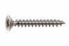 Viti Panel-Vit Testa Svasata Piana Acciaio Chromiting- - Ø Mm.6X80 Filetto Mm.70 - 200 Pezzi Mustad