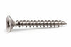 Viti Panel-Vit Testa Svasata Piana Acciaio Chromiting- - Ø Mm.6X100 Filetto Mm.70 - 100 Pezzi Mustad