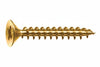 Viti Panel-Vit Testa Svasata Piana Acciaio Ottonato- - Ø Mm.2,5X16 - 500 Pezzi Mustad