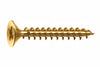 Viti Panel-Vit Testa Svasata Piana Acciaio Ottonato- - Ø Mm.3X30 - 500 Pezzi Mustad
