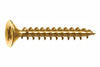 Viti Panel-Vit Testa Svasata Piana Acciaio Ottonato- - Ø Mm.3X40 - 500 Pezzi Mustad