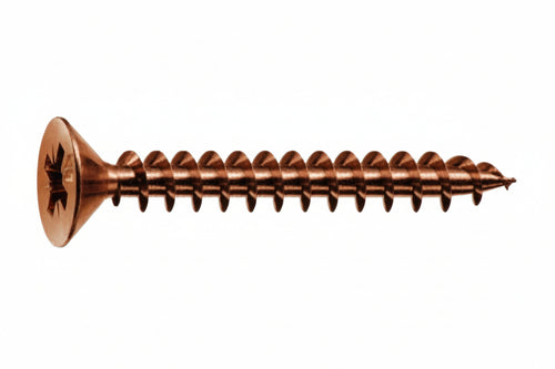 Viti Panel-Vit Testa Svasata Piana Acciaio Bronzato- - Ø Mm.3,5X16 - 500 Pezzi Mustad