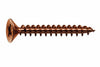 Viti Panel-Vit Testa Svasata Piana Acciaio Bronzato- - Ø Mm.4X60 - 200 Pezzi Mustad