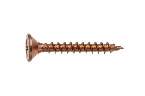 Viti Panel-Vit Testa Svasata Piana Acciaio Bronzato- - Ø Mm.4X70 - 200 Pezzi Mustad