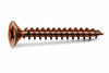 Viti Panel-Vit Testa Svasata Piana Acciaio Bronzato- - Ø Mm.5X100 Filetto Mm.70 - 200 Pezzi Mustad