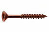 Viti Panel-Vit Pf Testa Svasata Piana Acciaio Bronzato- - Ø Mm.3,5X30 Filetto Mm.18 - 500 Pezzi Mustad