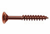 Viti Panel-Vit Pf Testa Svasata Piana Acciaio Bronzato- - Ø Mm.4X50 Filetto Mm.30 - 500 Pezzi Mustad
