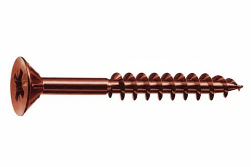 Viti Panel-Vit Pf Testa Svasata Piana Acciaio Bronzato- - Ø Mm.4X70 Filetto Mm.43 - 200 Pezzi Mustad