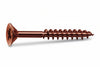 Viti Panel-Vit Pf Testa Svasata Piana Acciaio Bronzato- - Ø Mm.6X80 Filetto Mm.70 - 200 Pezzi Mustad
