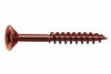 Viti Panel-Vit Pf Testa Svasata Piana Acciaio Bronzato- - Ø Mm.6X100 Filetto Mm.70 - 100 Pezzi Mustad
