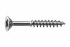 Viti Panel-Vit Pf Testa Svasata Piana Acciaio Chromiting- - Ø Mm.3,5X30 Filetto Mm.18 - 500 Pezzi Mustad