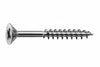 Viti Panel-Vit Pf Testa Svasata Piana Acciaio Chromiting- - Ø Mm.4X30 Filetto Mm.18 - 500 Pezzi Mustad