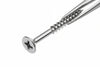 Viti Panel-Vit Pf Testa Svasata Piana Acciaio Chromiting- - Ø Mm.4X35 Filetto Mm.20 - 500 Pezzi Mustad