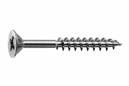 Viti Panel-Vit Pf Testa Svasata Piana Acciaio Chromiting- - Ø Mm.4X45 Filetto Mm.28 - 500 Pezzi Mustad