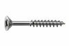 Viti Panel-Vit Pf Testa Svasata Piana Acciaio Chromiting- - Ø Mm.4X50 Filetto Mm.30 - 500 Pezzi Mustad