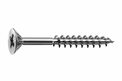 Viti Panel-Vit Pf Testa Svasata Piana Acciaio Chromiting- - Ø Mm.4X70 Filetto Mm.43 - 200 Pezzi Mustad