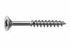 Viti Panel-Vit Pf Testa Svasata Piana Acciaio Chromiting- - Ø Mm.5X100 Filetto Mm.70 - 200 Pezzi Mustad