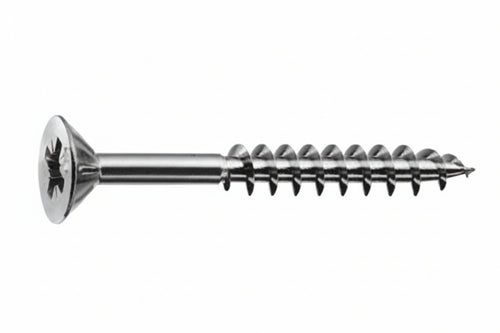 Viti Panel-Vit Pf Testa Svasata Piana Acciaio Chromiting- - Ø Mm.6X70 Filetto Mm.43 - 200 Pezzi Mustad