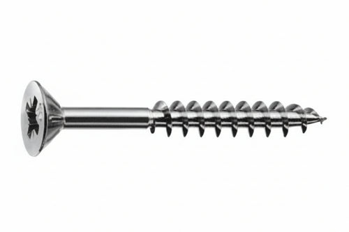 Viti Panel-Vit Pf Testa Svasata Piana Acciaio Chromiting- - Ø Mm.6X200 Filetto Mm.70 - 100 Pezzi Mustad