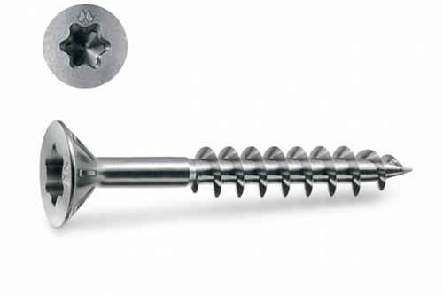 Viti Panel-Vit Pv Testa Svasata Piana Torx Acciaio Chromiting- - Ø Mm.3.5X30 - 500 Pezzi Mustad