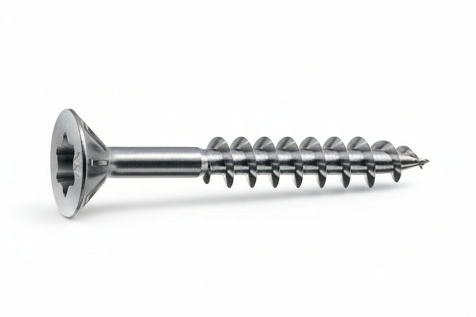 Viti Panel-Vit Pv Testa Svasata Piana Torx Acciaio Chromiting- - Ø Mm.4.5X40 - 500 Pezzi Mustad