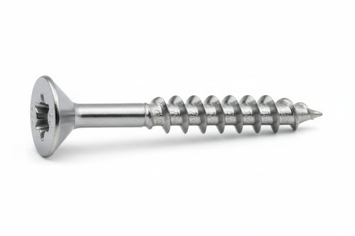 Viti Panel-Vit Pv Testa Svasata Piana Torx Acciaio Chromiting- - Ø Mm.6X130 - 100 Pezzi Mustad