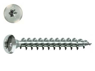 Viti Panel-Vit Pv Testa Cilindrica Con Collare Torx Acciaio Chromiting- - Ø Mm.5X35 - 200 Pezzi Mustad