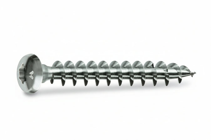 Viti Panel-Vit Pv Testa Cilindrica Con Collare Torx Acciaio Chromiting- - Ø Mm.5X40 - 200 Pezzi Mustad