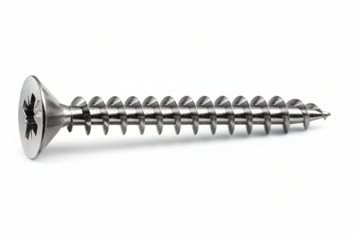Viti Panel-Vit Testa Svasata Piana Acciaio Inox- - Ø Mm.3X25 - 200 Pezzi Mustad