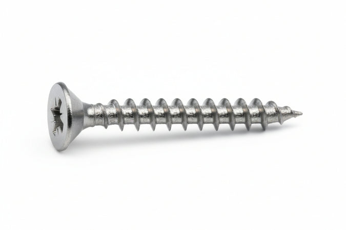 Viti Panel-Vit Testa Svasata Piana Acciaio Inox- - Ø Mm.3X30 - 200 Pezzi Mustad