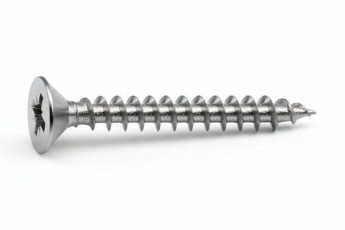 Viti Panel-Vit Testa Svasata Piana Acciaio Inox- - Ø Mm.3,5X20 - 200 Pezzi Mustad