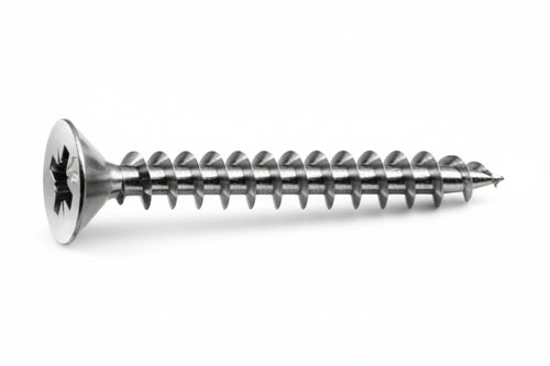 Viti Panel-Vit Testa Svasata Piana Acciaio Inox- - Ø Mm.3,5X25 - 200 Pezzi Mustad