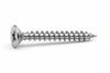 Viti Panel-Vit Testa Svasata Piana Acciaio Inox- - Ø Mm.3,5X30 - 200 Pezzi Mustad