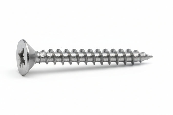 Viti Panel-Vit Testa Svasata Piana Acciaio Inox- - Ø Mm.3,5X30 - 200 Pezzi Mustad