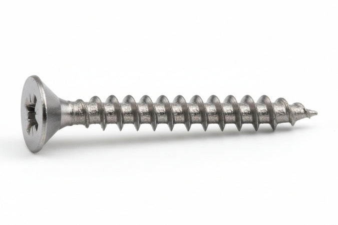 Viti Panel-Vit Testa Svasata Piana Acciaio Inox- - Ø Mm.3,5X35 - 200 Pezzi Mustad
