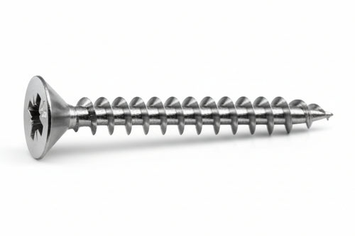 Viti Panel-Vit Testa Svasata Piana Acciaio Inox- - Ø Mm.4X35 - 200 Pezzi Mustad
