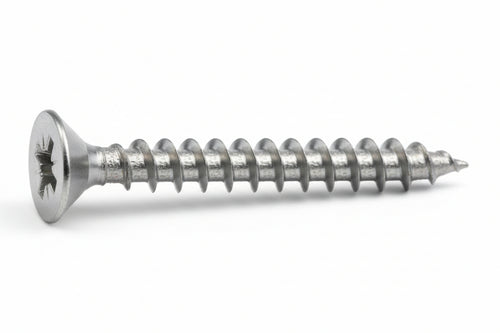 Viti Panel-Vit Testa Svasata Piana Acciaio Inox- - Ø Mm.4X60 - 100 Pezzi Mustad