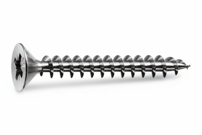 Viti Panel-Vit Testa Svasata Piana Acciaio Inox- - Ø Mm.4,5X35 - 200 Pezzi Mustad