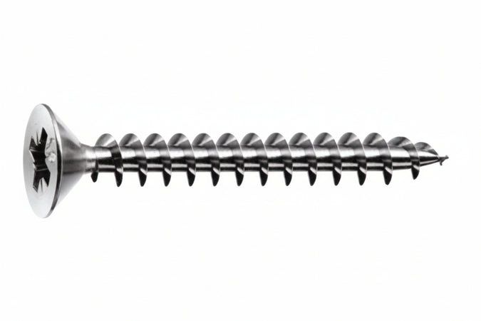 Viti Panel-Vit Testa Svasata Piana Acciaio Inox- - Ø Mm.4,5X50 - 100 Pezzi Mustad
