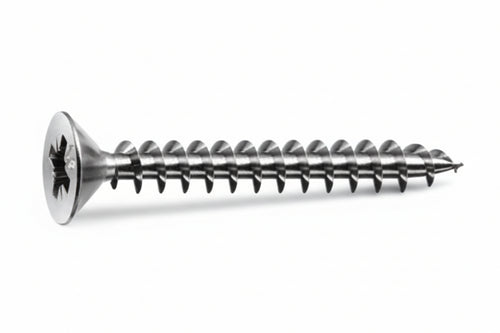 Viti Panel-Vit Testa Svasata Piana Acciaio Inox- - Ø Mm.4,5X60 - 100 Pezzi Mustad
