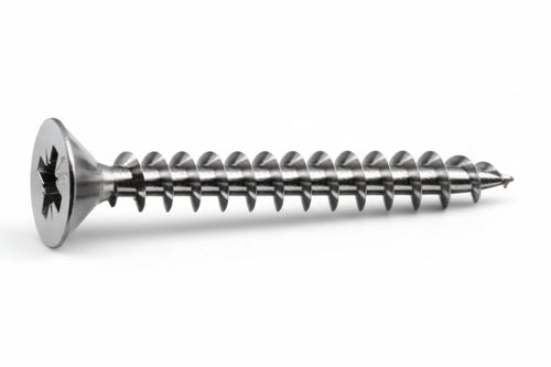 Viti Panel-Vit Testa Svasata Piana Acciaio Inox- - Ø Mm.5X40 - 200 Pezzi Mustad