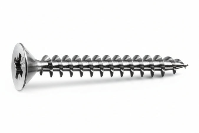 Viti Panel-Vit Testa Svasata Piana Acciaio Inox- - Ø Mm.5X60 - 100 Pezzi Mustad