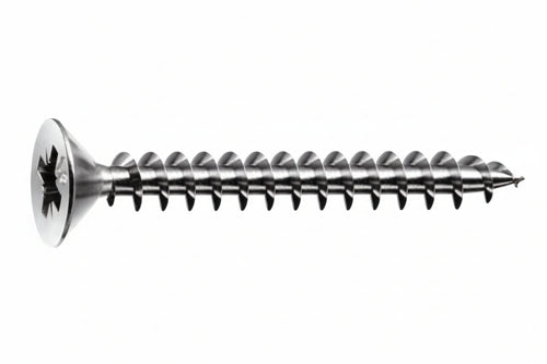 Viti Panel-Vit Testa Svasata Piana Acciaio Inox- - Ø Mm.5X70 - 100 Pezzi Mustad