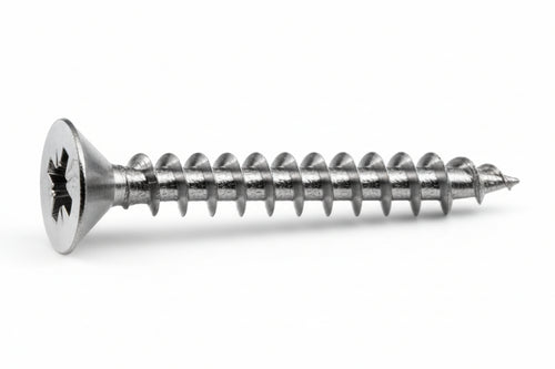Viti Panel-Vit Testa Svasata Piana Acciaio Inox- - Ø Mm.5X80 - 100 Pezzi Mustad