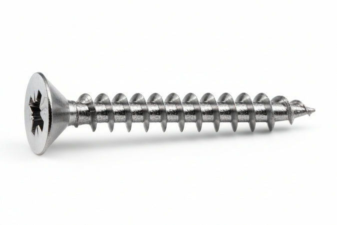 Viti Panel-Vit Testa Svasata Piana Acciaio Inox- - Ø Mm.5X80 - 100 Pezzi Mustad