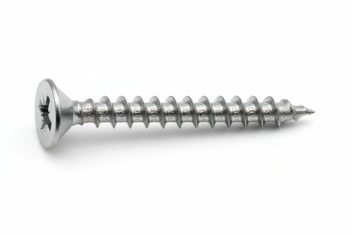 Viti Panel-Vit Testa Svasata Piana Acciaio Inox- - Ø Mm.6X60 - 100 Pezzi Mustad